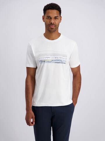 T-Shirt PIERRE CARDIN en blanc : devant