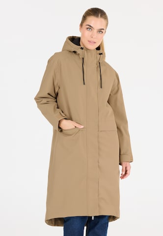 Weather Report Parka 'Tulson' in Beige: Vorderseite
