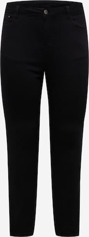 KAFFE CURVE regular Jeans 'Willa' i sort: forside