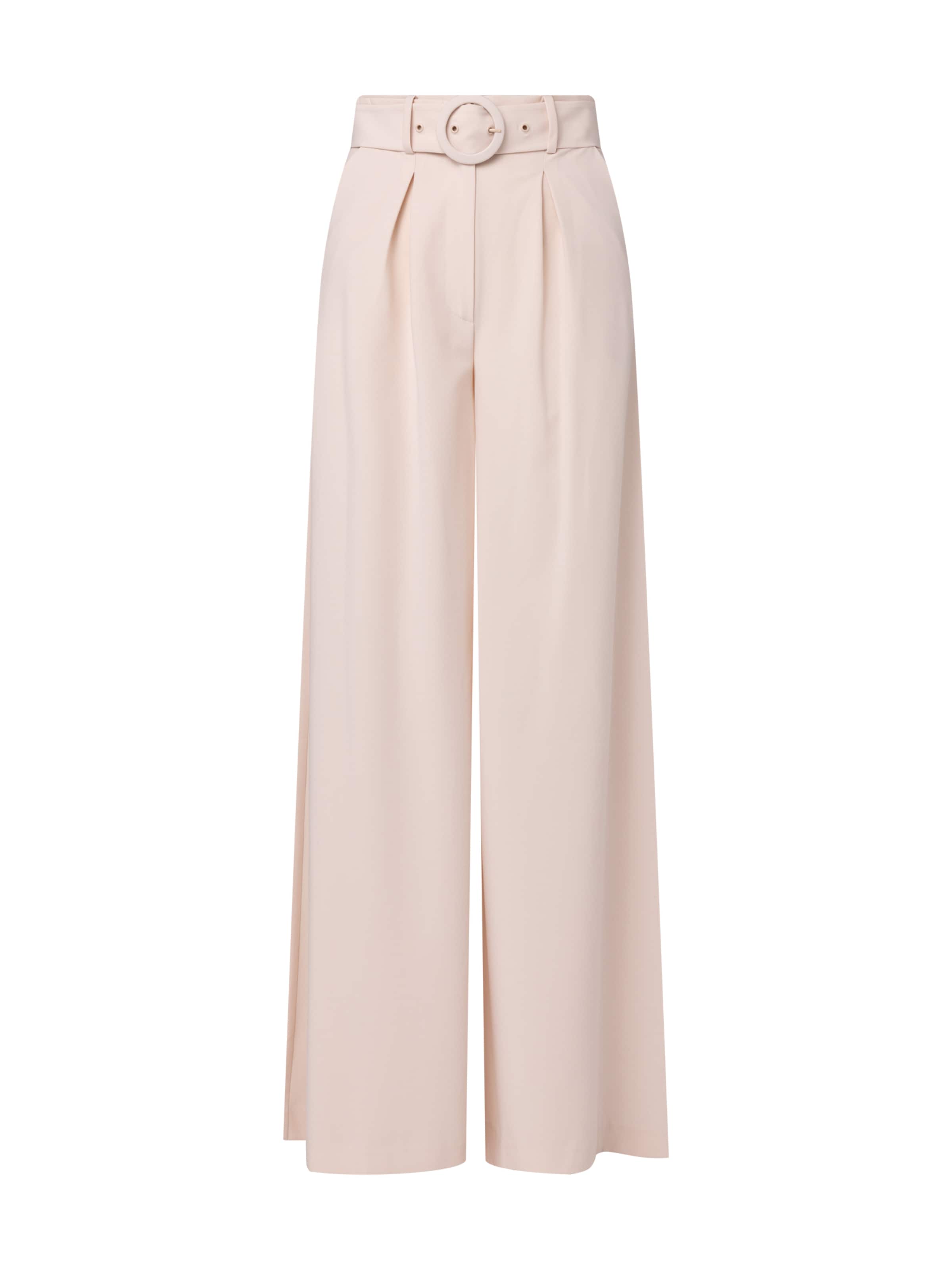 Pantaloni cutați Laurella pe rosé, Vizualizare produs