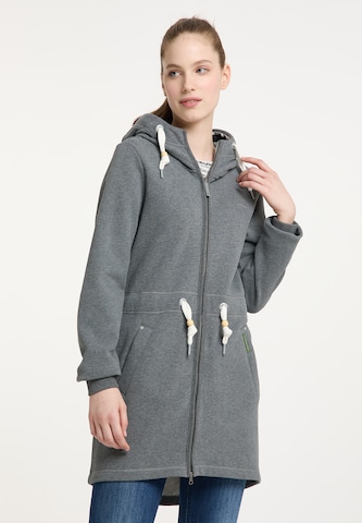 Schmuddelwedda Sweat jacket in Grey: front