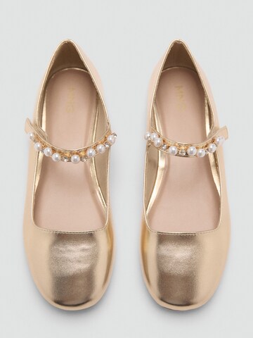 MANGO KIDS Ballerina 'AILA-A' i guld