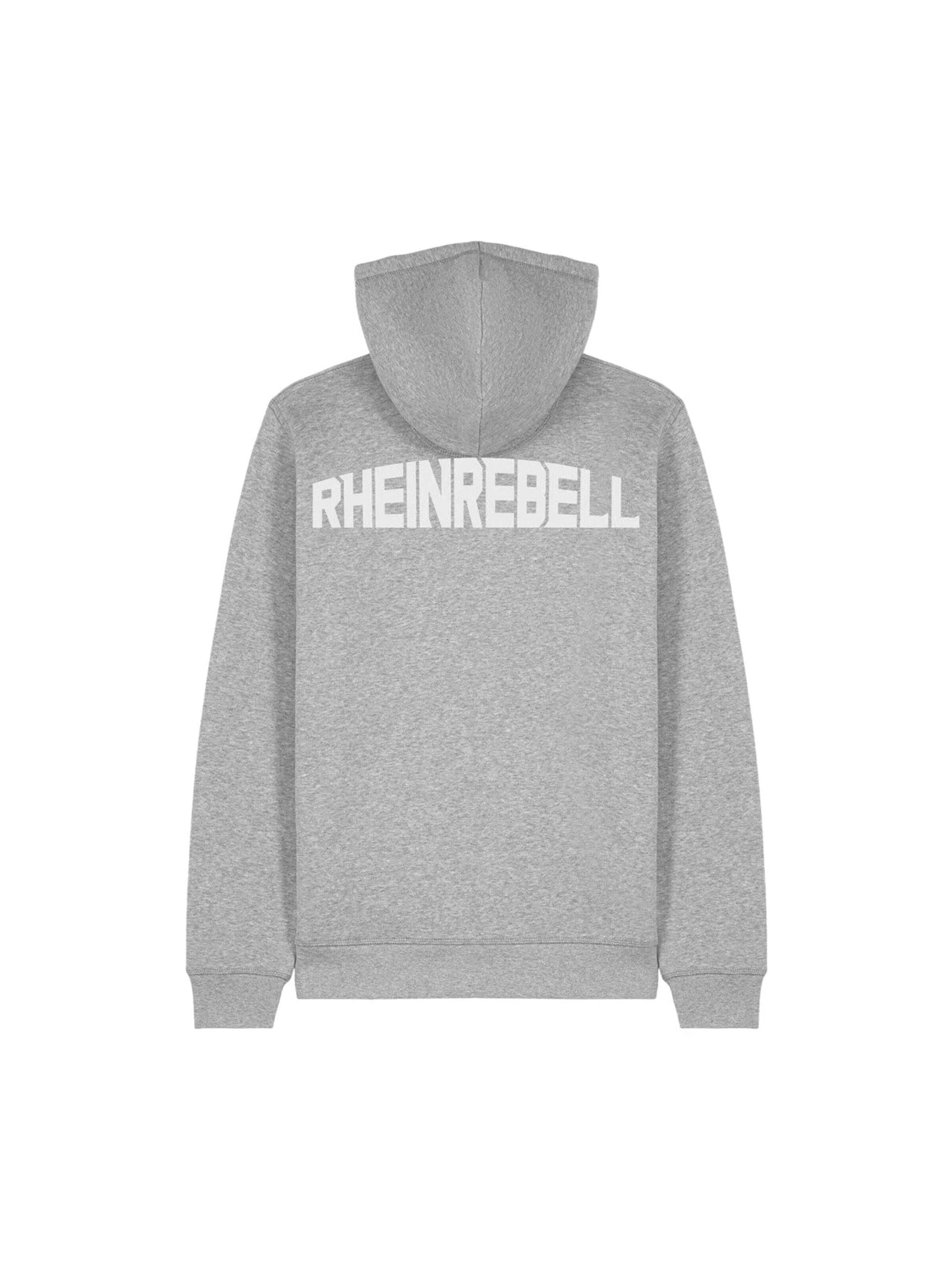 Rheinrebell Sweatvest in Grijs