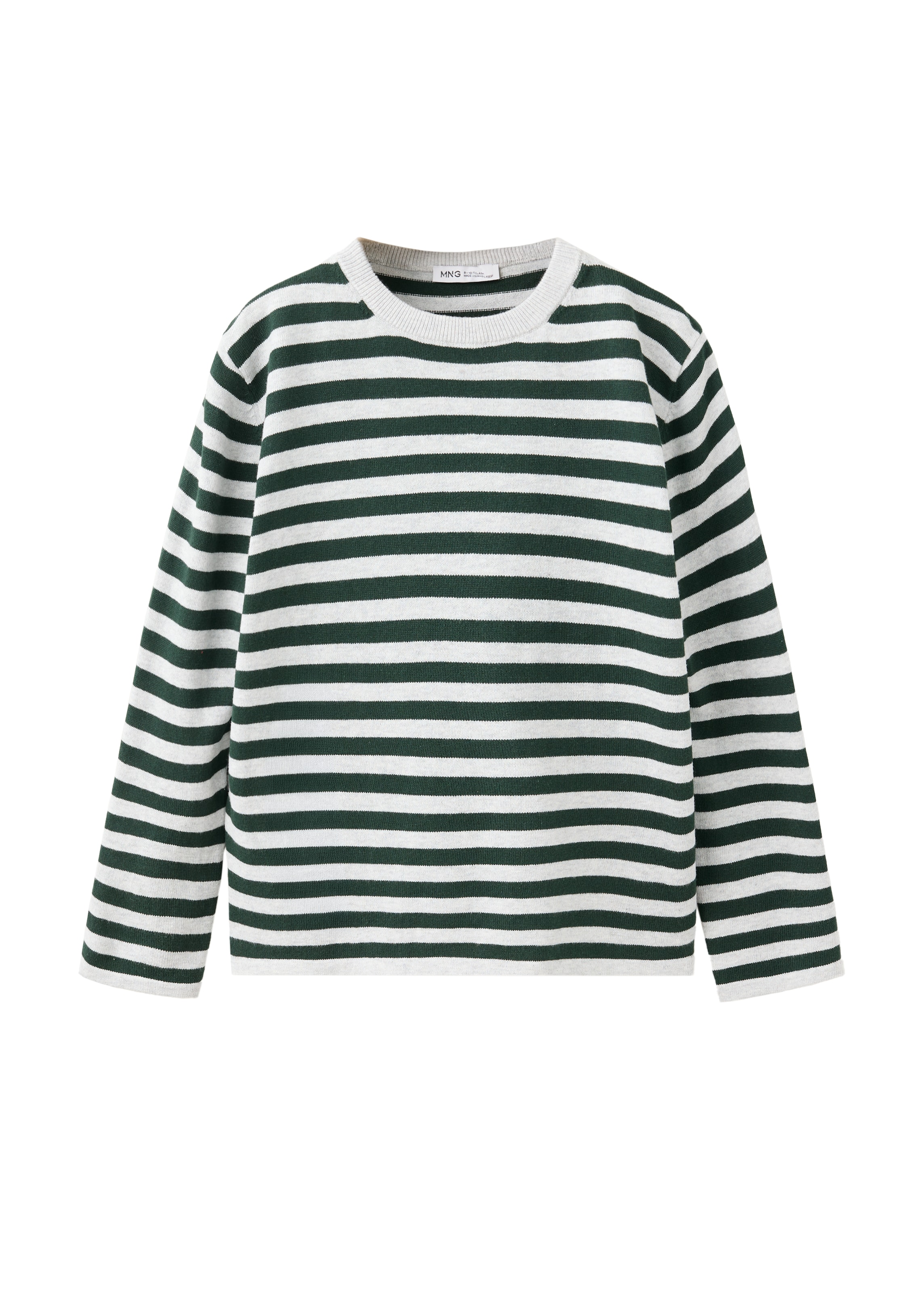 MANGO KIDS Пуловер 'WALLY' в зелено: отпред