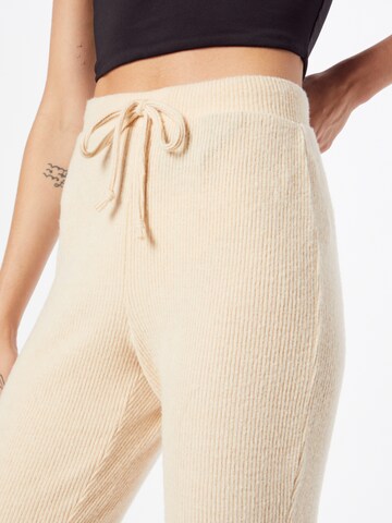 PIECES Regular Pants 'CIRCLE' in Beige