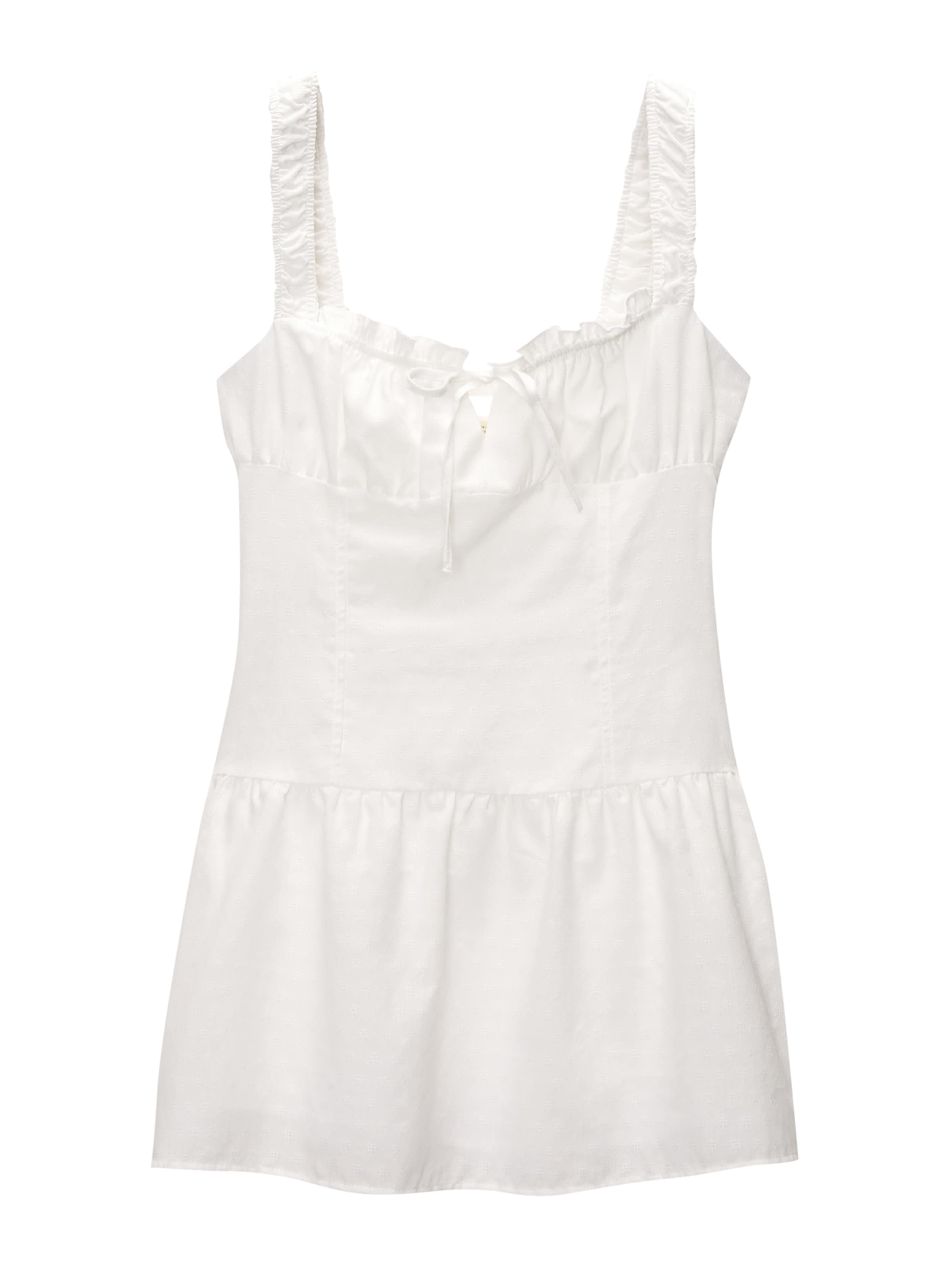 Abito di Pull&Bear in bianco: frontale