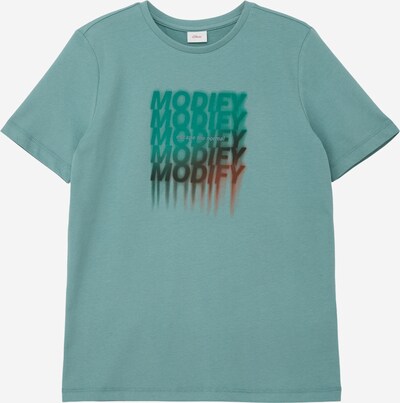 s.Oliver T-Shirt in petrol / smaragd / orange, Produktansicht
