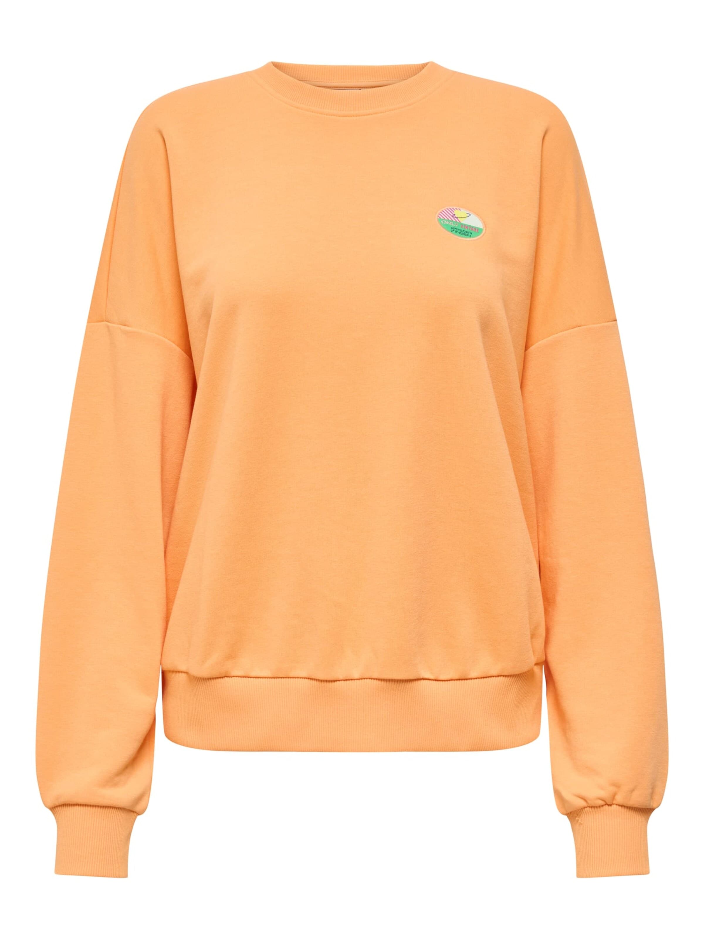 ONLY Sweatshirt 'Minna' in Orange: front