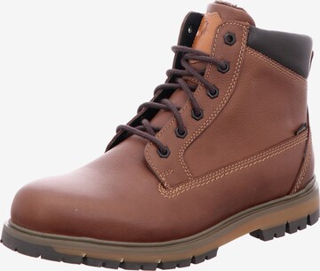 FRETZ MEN Lace-Up Boots 'Fountain' in Brown: front