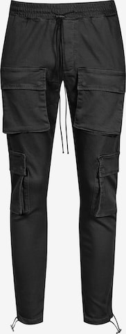 2Y Premium Cargo Pants 'ELIAS' in Black: front