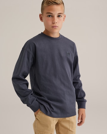 WE Fashion Футболка в Синий: спереди