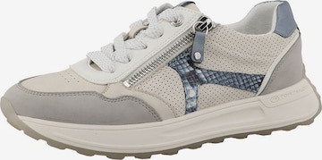 Baskets basses TOM TAILOR en beige : devant