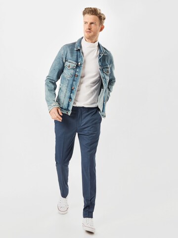 Regular Pantalon à plis SELECTED HOMME en bleu