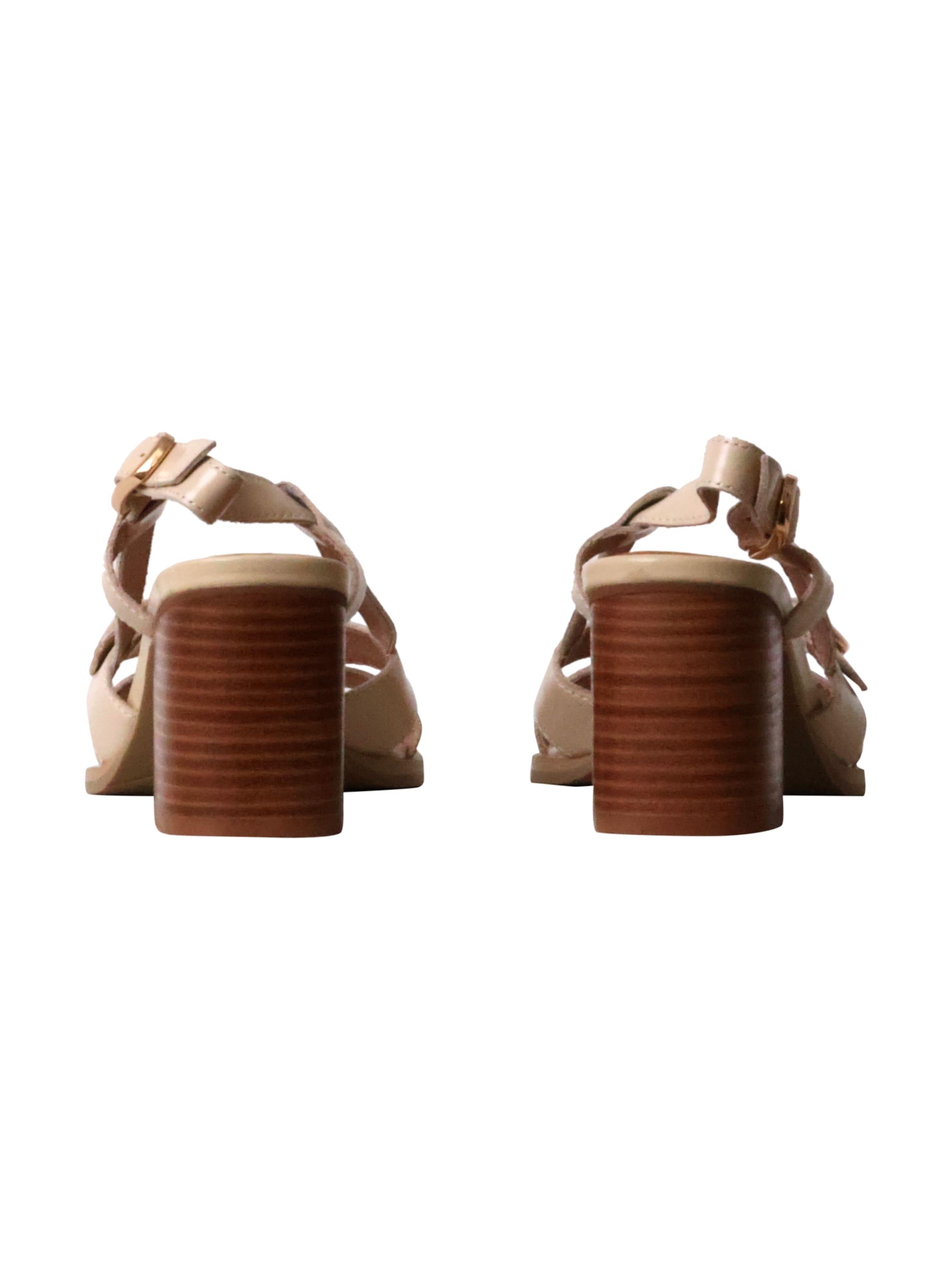 Emilie Karston - Sandalias 'Hawa Leder Absatzsandalen' en beige