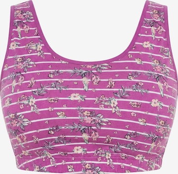 Ulla Popken Bustier BH in Pink: Vorderseite