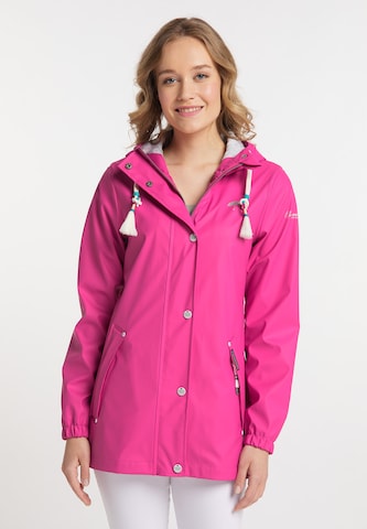 Schmuddelwedda Raincoat in Pink: front