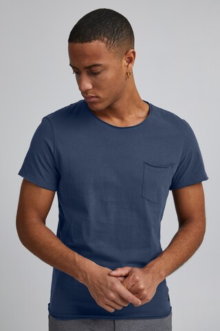 BLEND - Camiseta 'BH Noel' en azul: frente