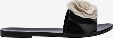 MELISSA Muiltjes 'Babe Petals' in Zwart: voorkant