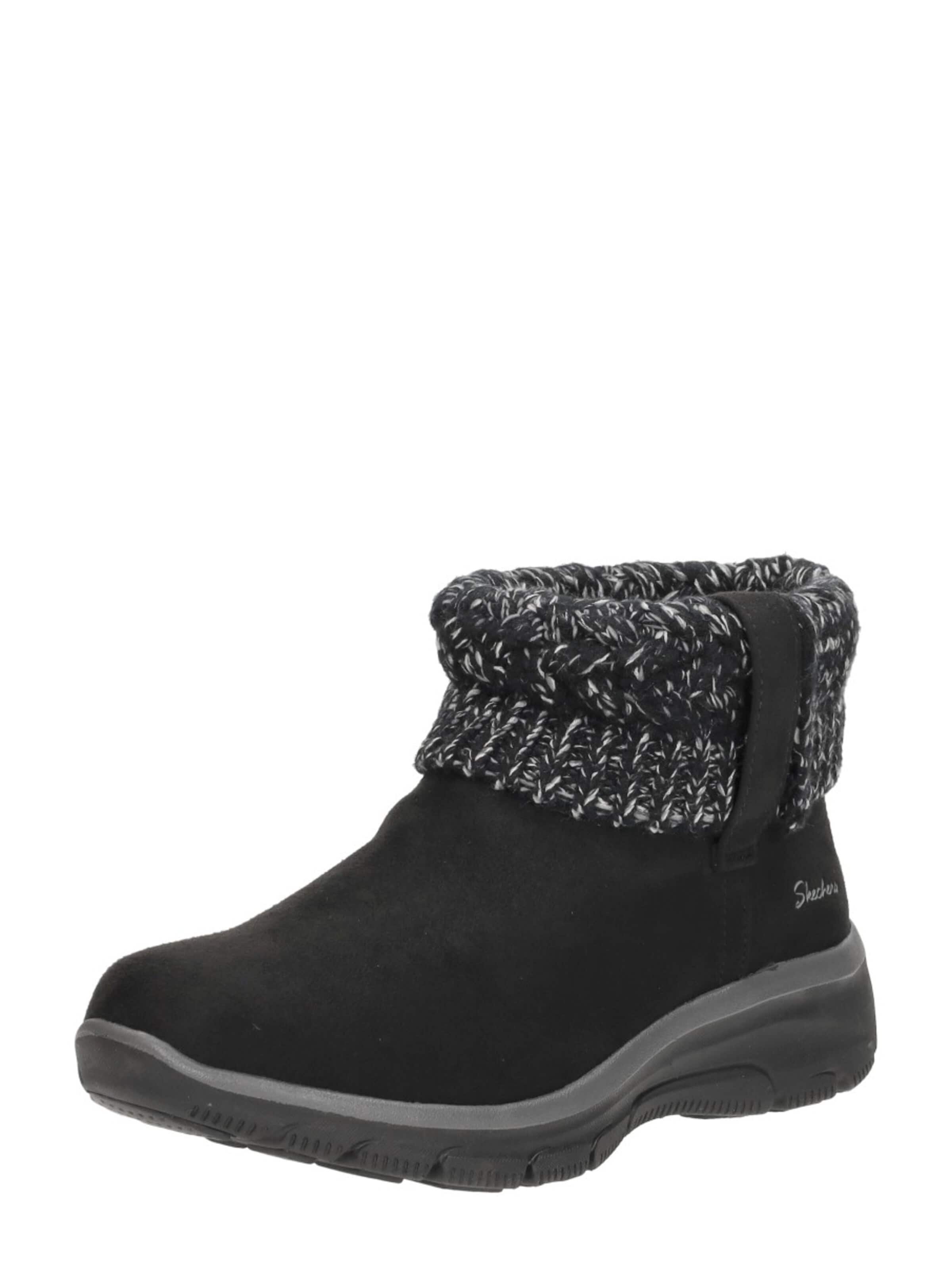 Boots 'Enkellaarsjes Plat' SKECHERS en noir
