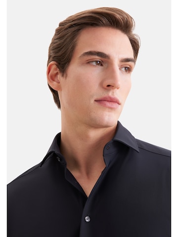 SEIDENSTICKER Slim fit Business shirt in Black