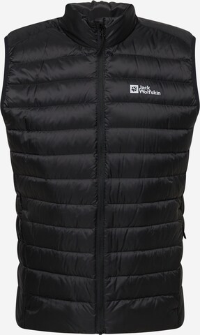 JACK WOLFSKIN Sports Vest in Black: front