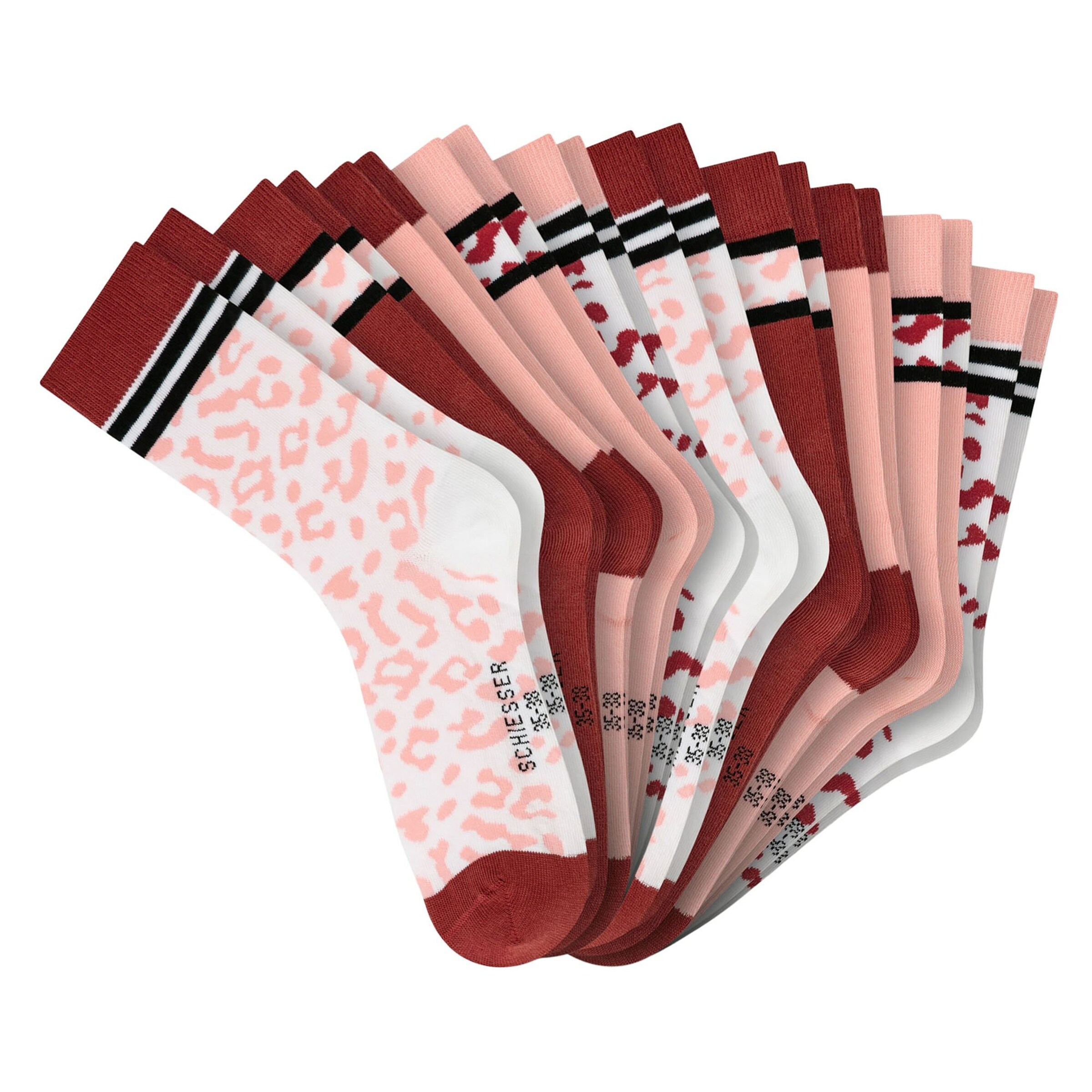 Chaussettes SCHIESSER en mélange de couleurs : devant