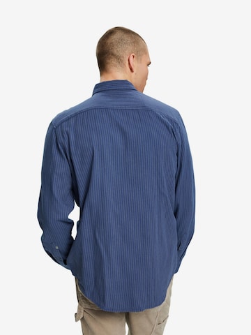 ESPRIT Regular Fit Hemd in Blau