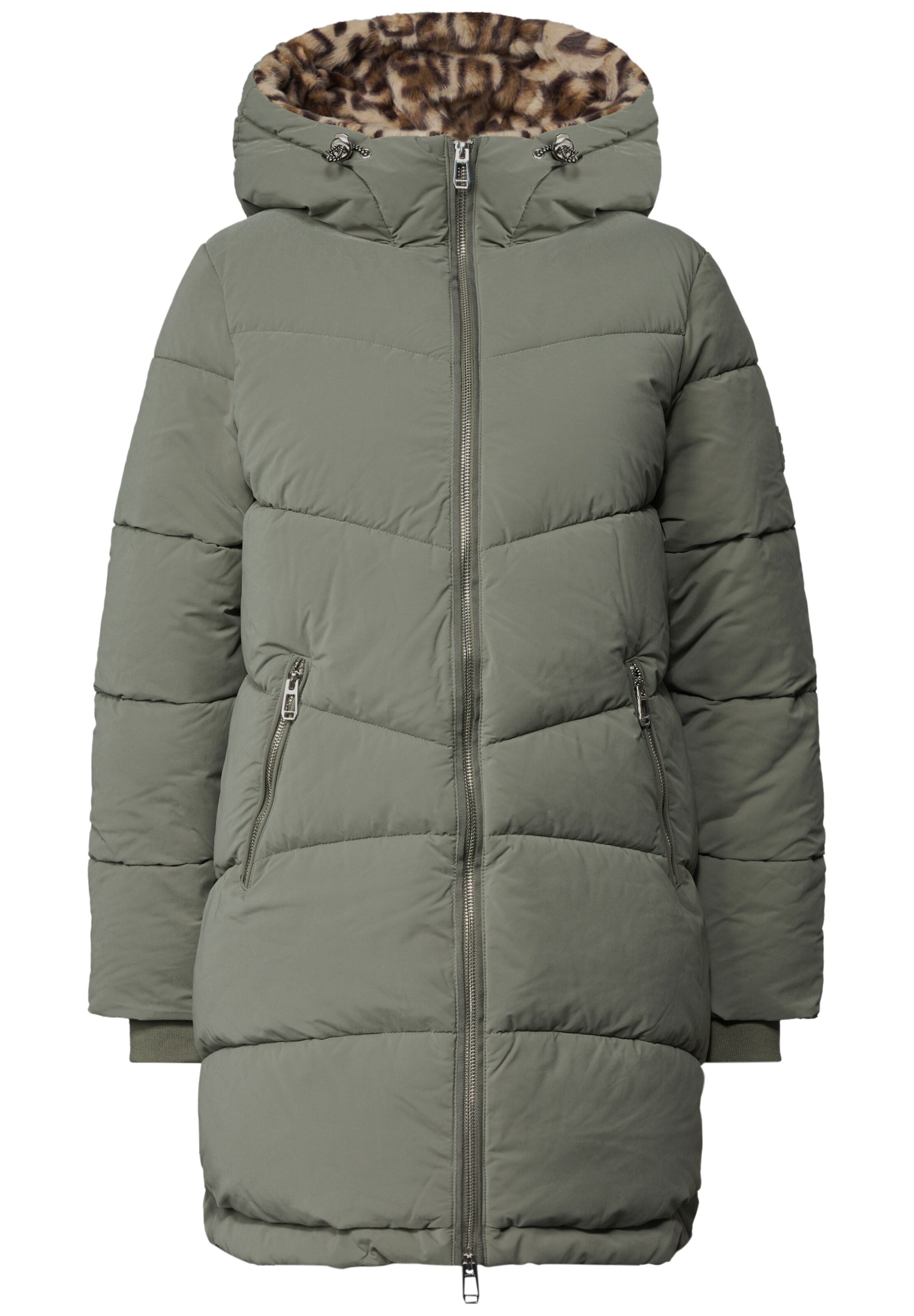 STREET ONE - Sobretudo de inverno em verde: frente