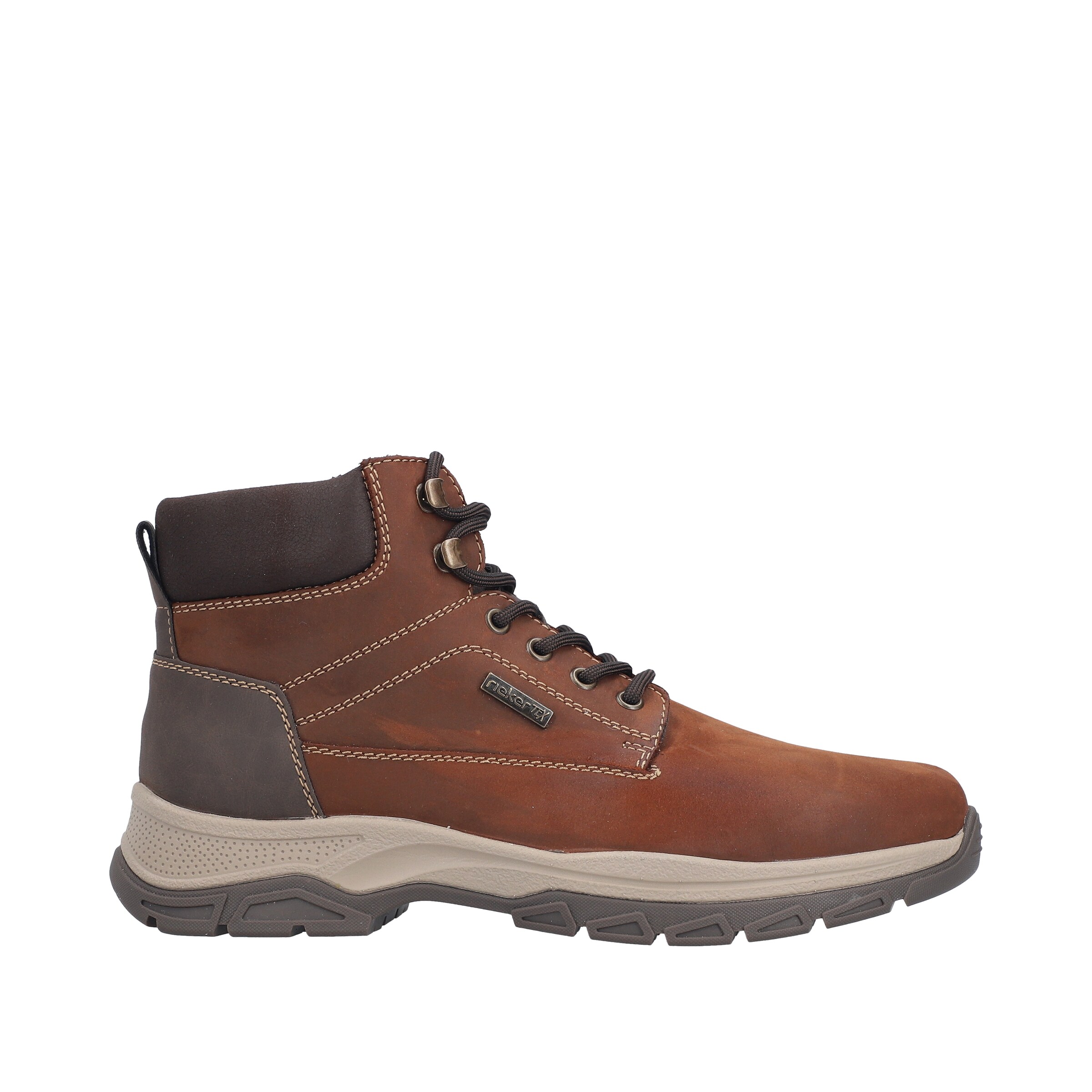 Bottines à lacets Rieker en marron