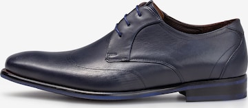 Floris van Bommel Lace-Up Shoes 'De Stijler 42' in Blue: front