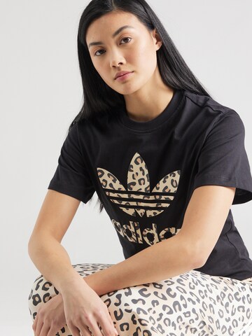 Tricou 'Trefoil' de la ADIDAS ORIGINALS pe negru