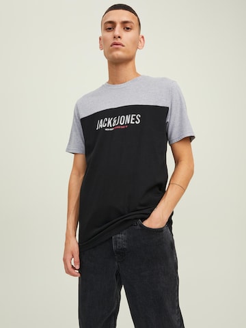 JACK & JONES Shirt 'Dan' in Zwart: voorkant