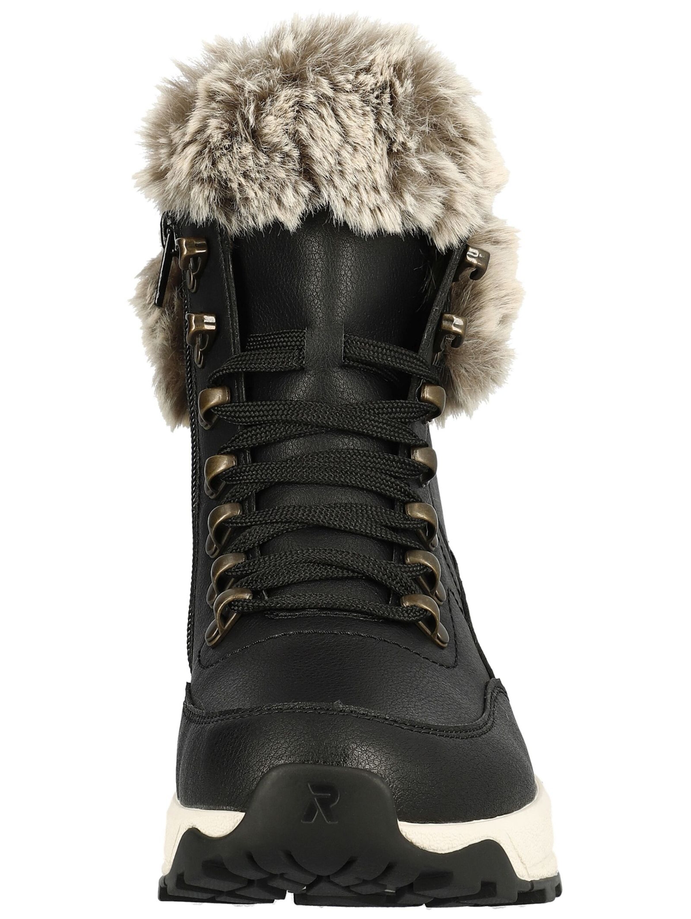 Rieker Gležnarji z vezalkami | črna barva