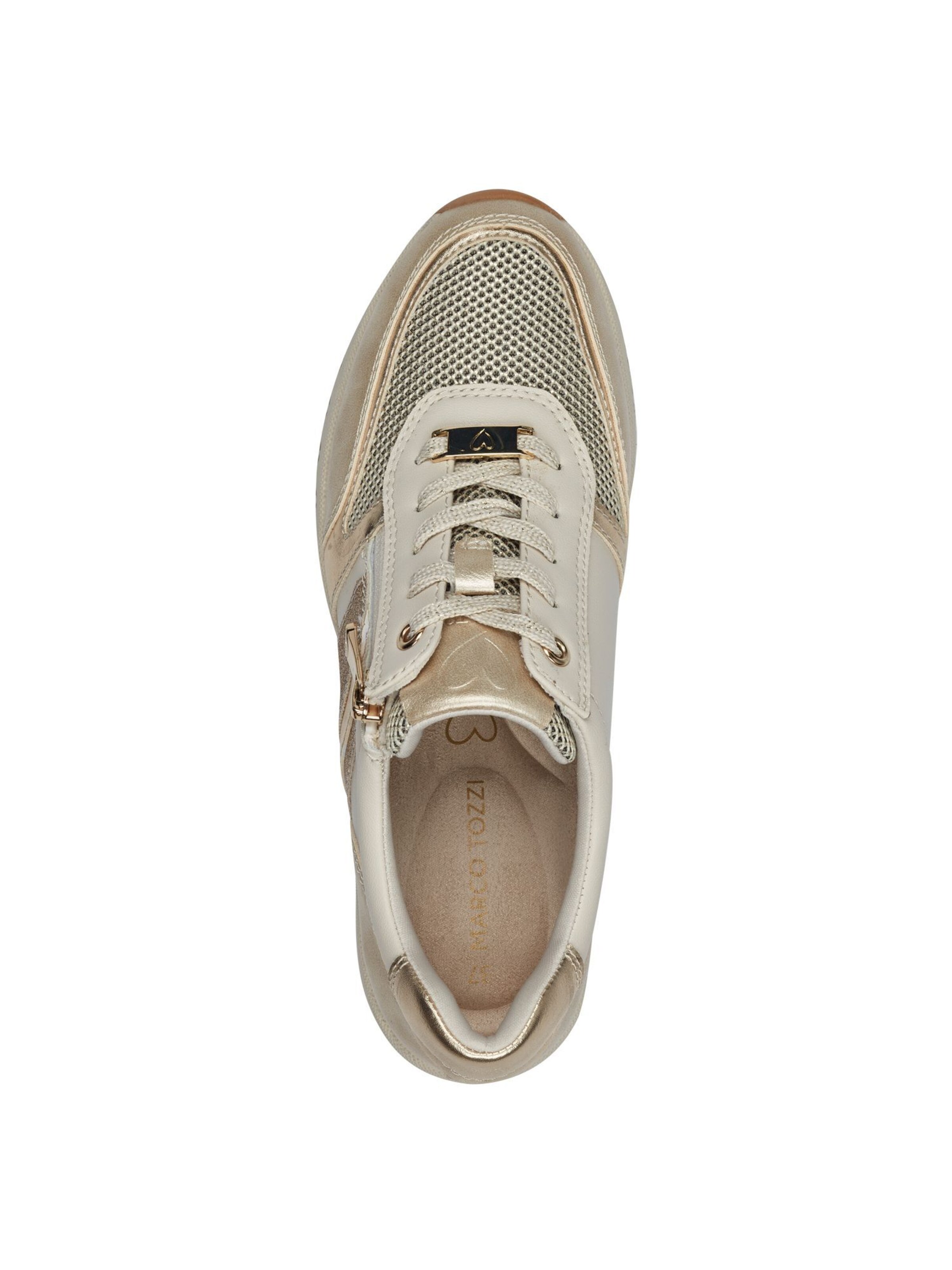 MARCO TOZZI Sneakers laag in Beige