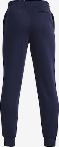 Effilé Pantalon de sport UNDER ARMOUR en bleu