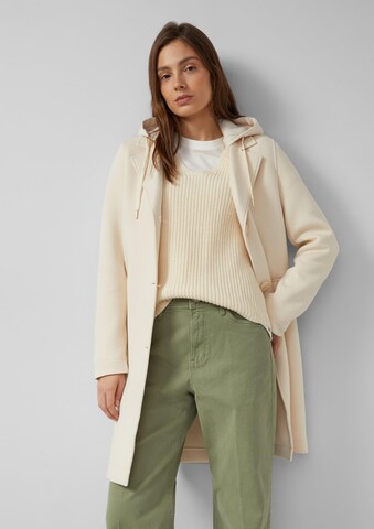Manteau mi-saison s.Oliver en beige : devant
