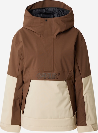 OAKLEY Outdoor jacket in Beige / Brown / Black, Item view
