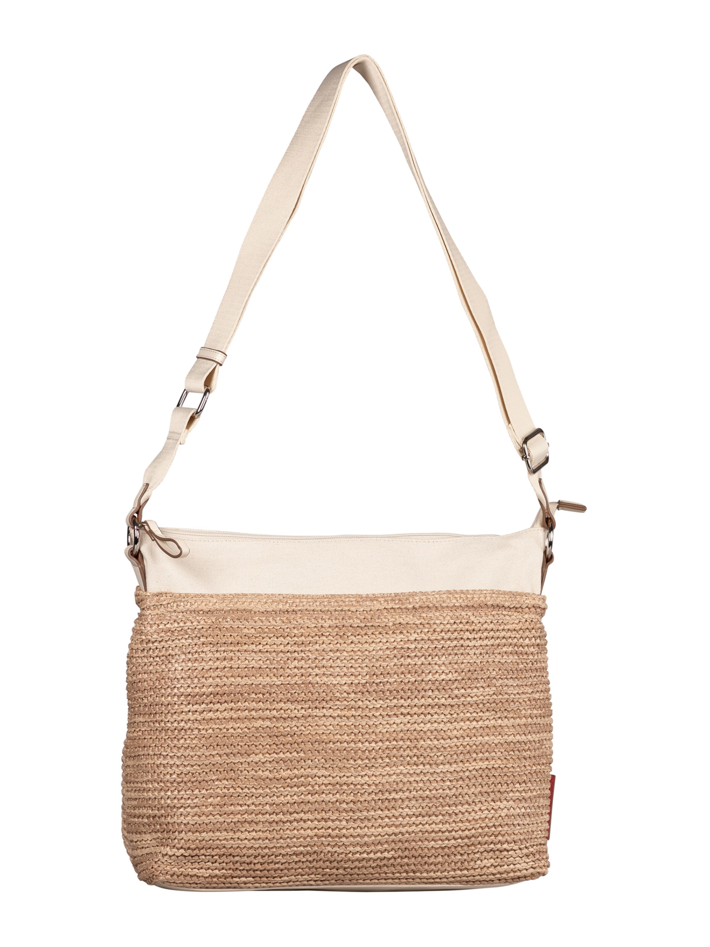 TOM TAILOR Õlakott 'Vicky', värv beež: eest vaates