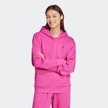 Giacca di felpa sportiva 'ALL SZN' di ADIDAS SPORTSWEAR in rosa: frontale