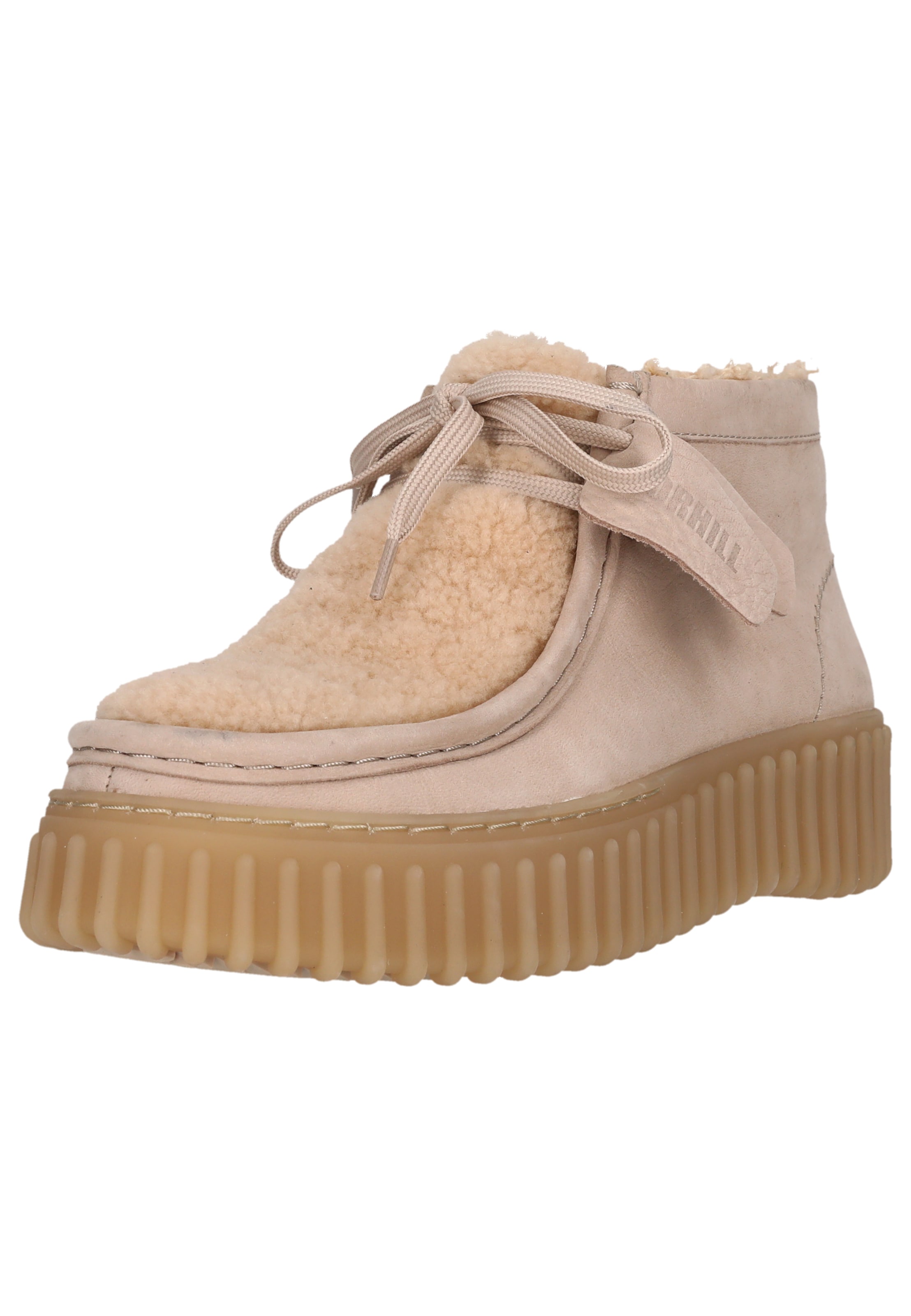 CLARKS Schnürschuh 'Torhill Moss' in Beige: Vorderseite
