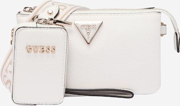 Borsa a tracolla 'LATONA' di GUESS in bianco: frontale