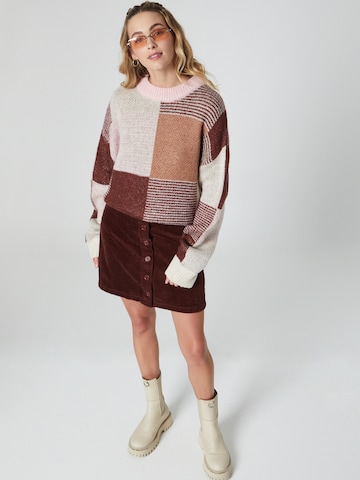 florence by mills exclusive for ABOUT YOU Pullover 'Ruby' in Beige