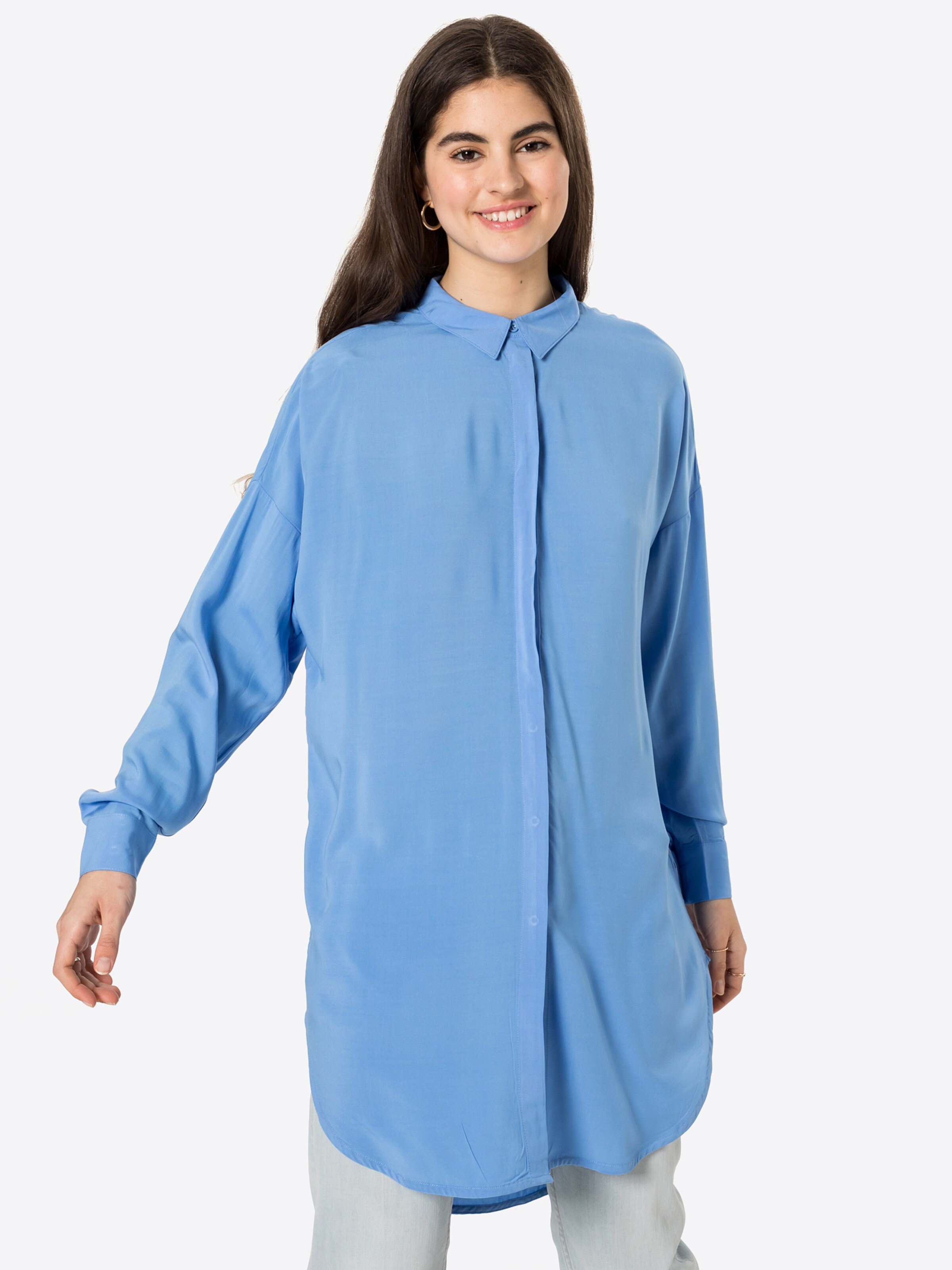 Abbigliamento Taglie comode Soft Rebels Camicia da donna in Blu Fumo 