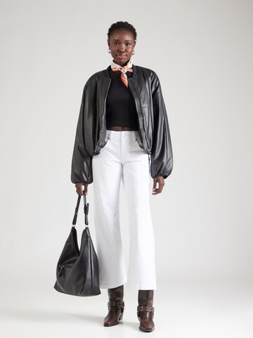 Herrlicher Bootcut Farkut värissä valkoinen