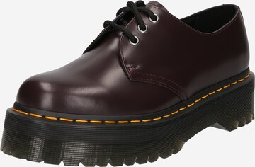 Pantofi cu șireturi de la Dr. Martens pe roșu: față