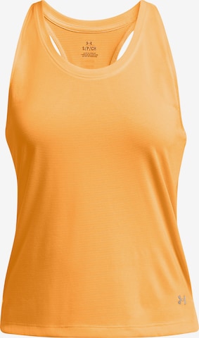 UNDER ARMOUR Sports Top 'Launch Singlet' in Orange: front
