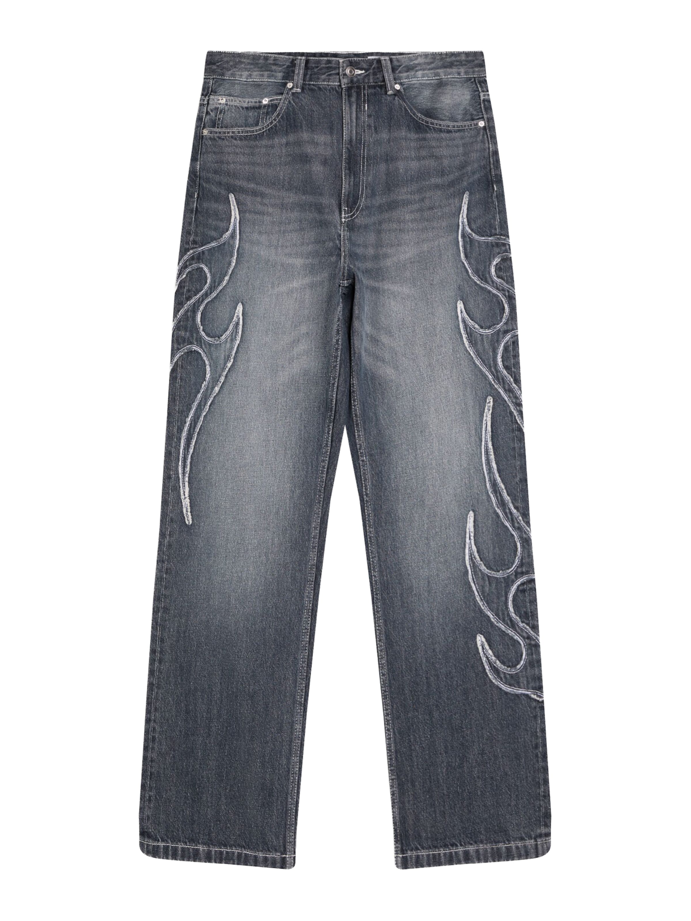 Bershka Baggy Jeans i blå: forside