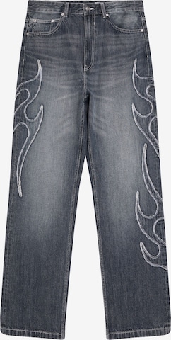 Bershka Baggy Farkut värissä sininen: etupuoli