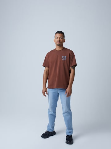 ABOUT YOU x Benny Cristo Shirt 'Jay' in Bruin