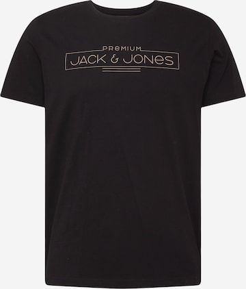 JACK & JONES Tričko 'BOOSTER' – černá: přední strana